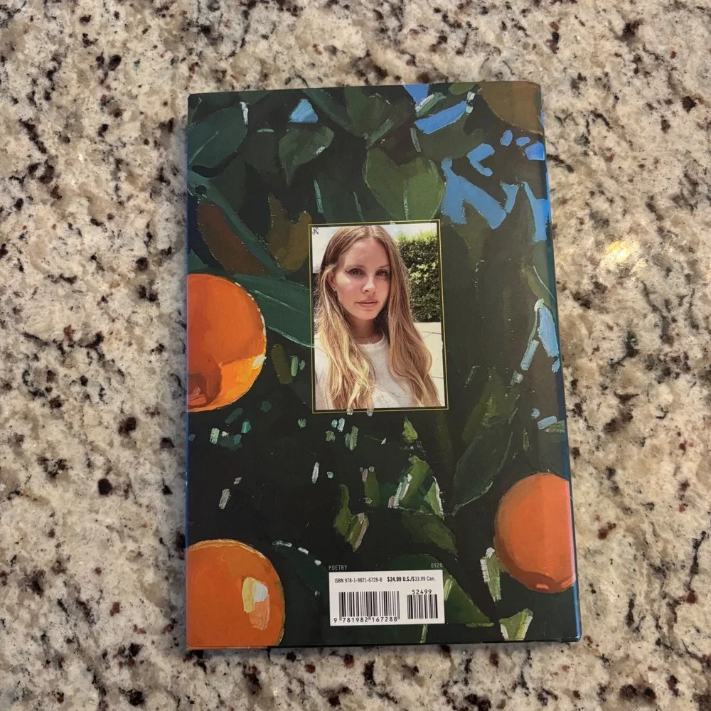 Lana Del Rey Poetry Book Excellent Violet Bent Backwards Over the Grass